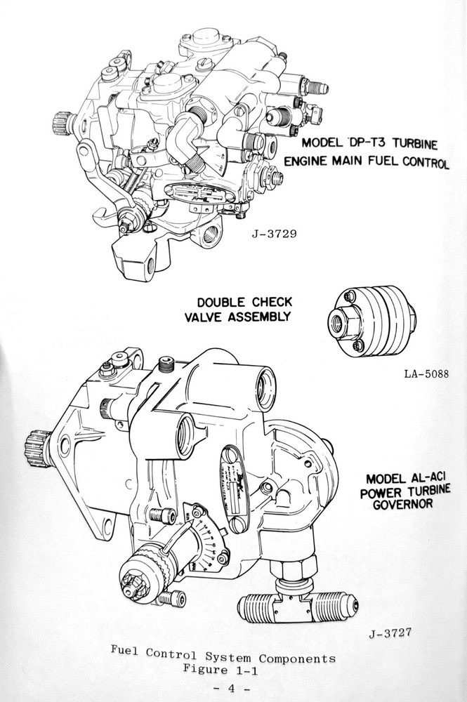 Bendix Operation and Service Manual Model DP-T3 Turbine Engine Main Fuel Control