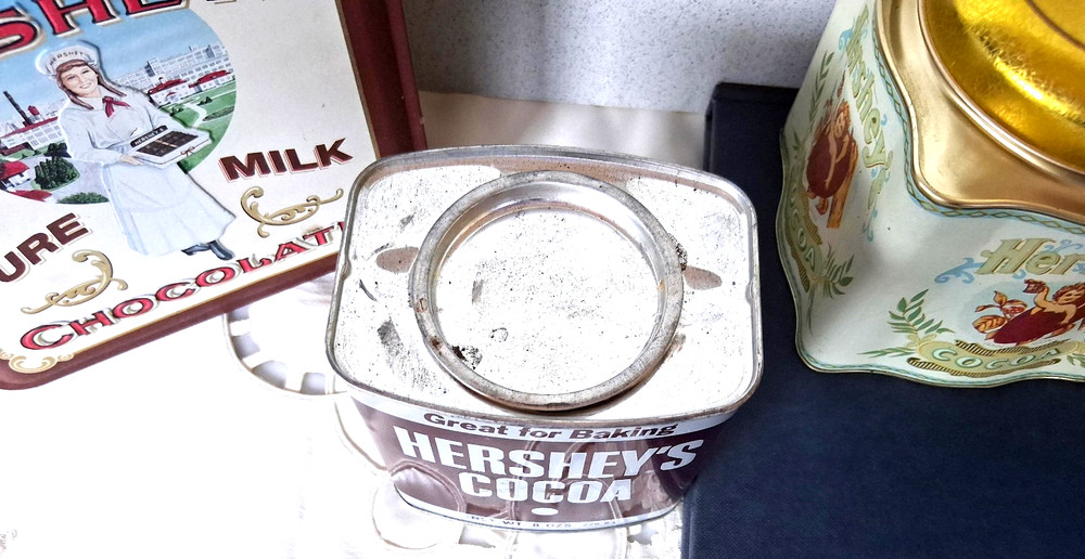 Vintage Four Hershey Chocolate Tins