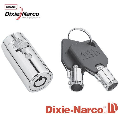 Dixie Narco 276e (DN 276e) Vending Machine Lock - Pepsi - Coke