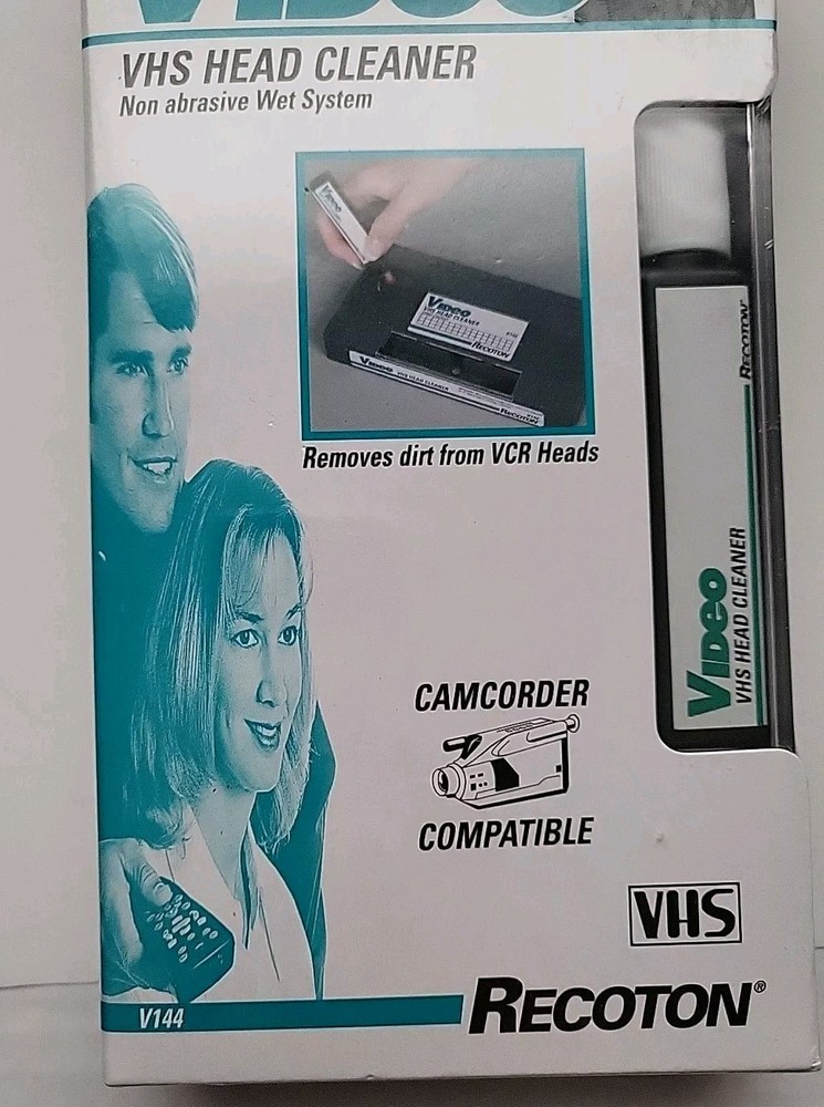 Vtg Recoton V44 VHS Head Cleaner Sealed