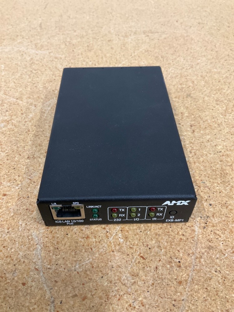 AMX EXB-MP1 10/100 PoE ICSLan Serial Interface Dual Port
