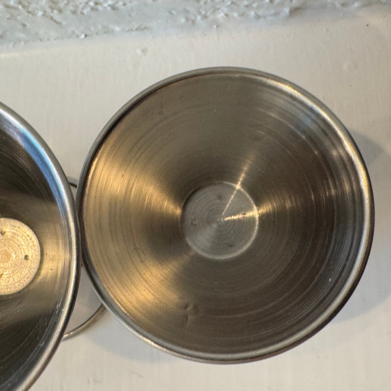 Stainless Steel Double Jigger Set Bartender Bar Measuring Cup 3 Piece