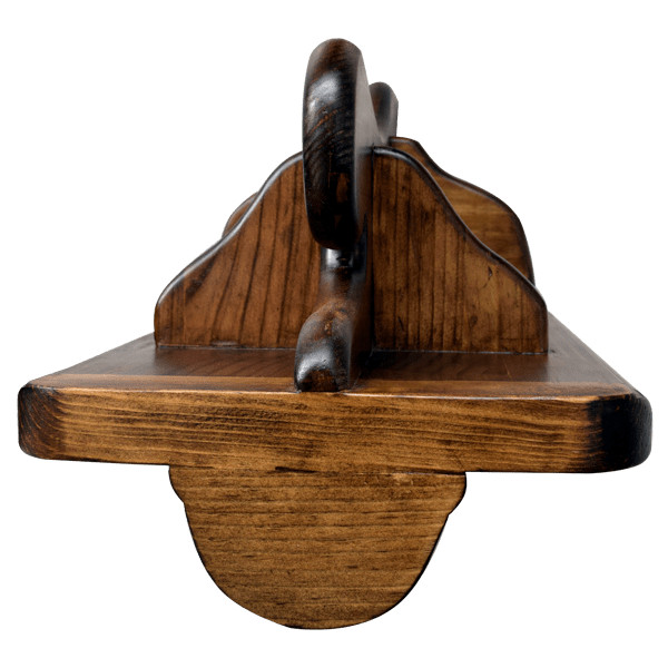 Wall Mounted Saddle Rack – Solid Kiln-Dried Wood, Customizable Western Stand