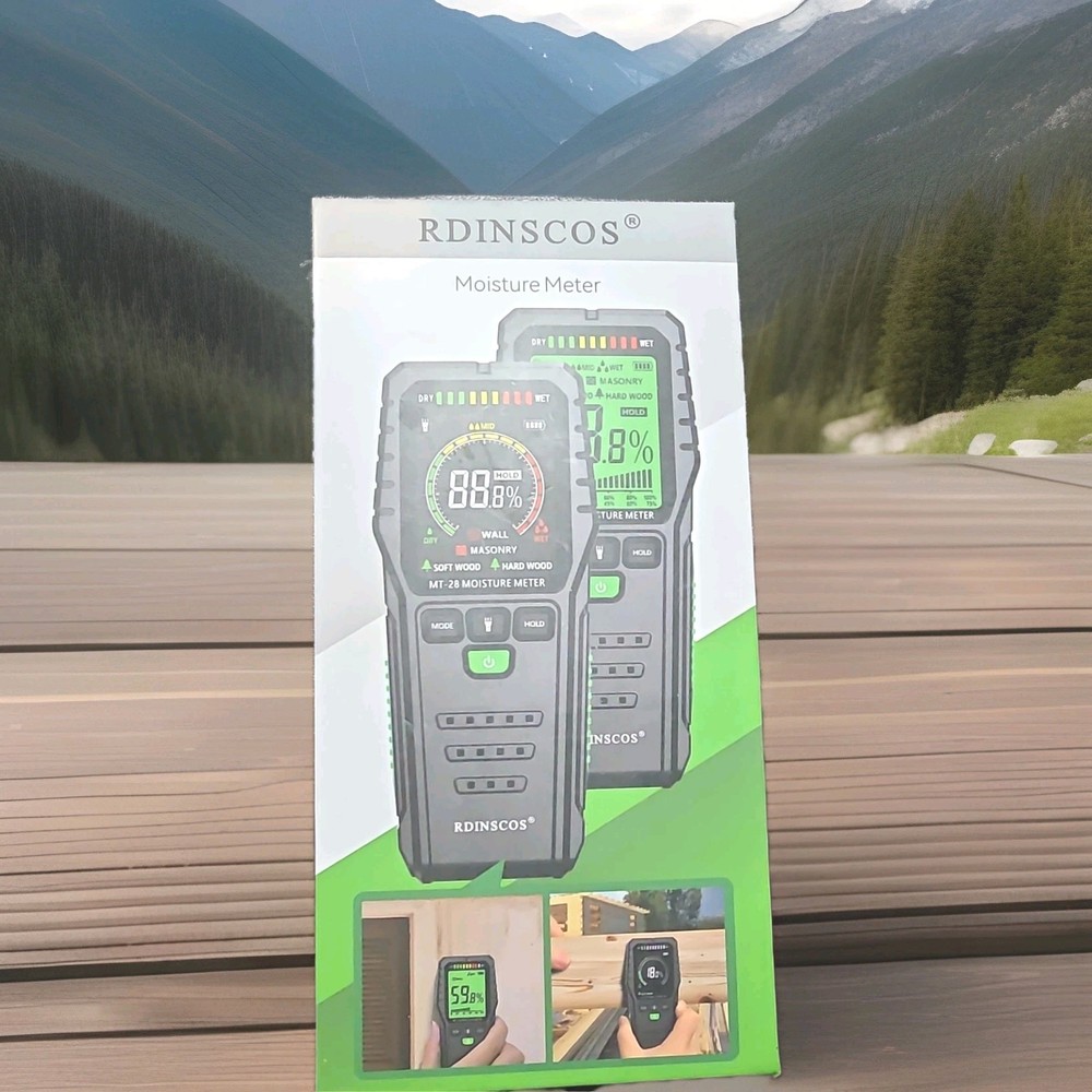 R&D Instruments MT-28 Moisture Meter Digital Electrical Tester Measuring Tool