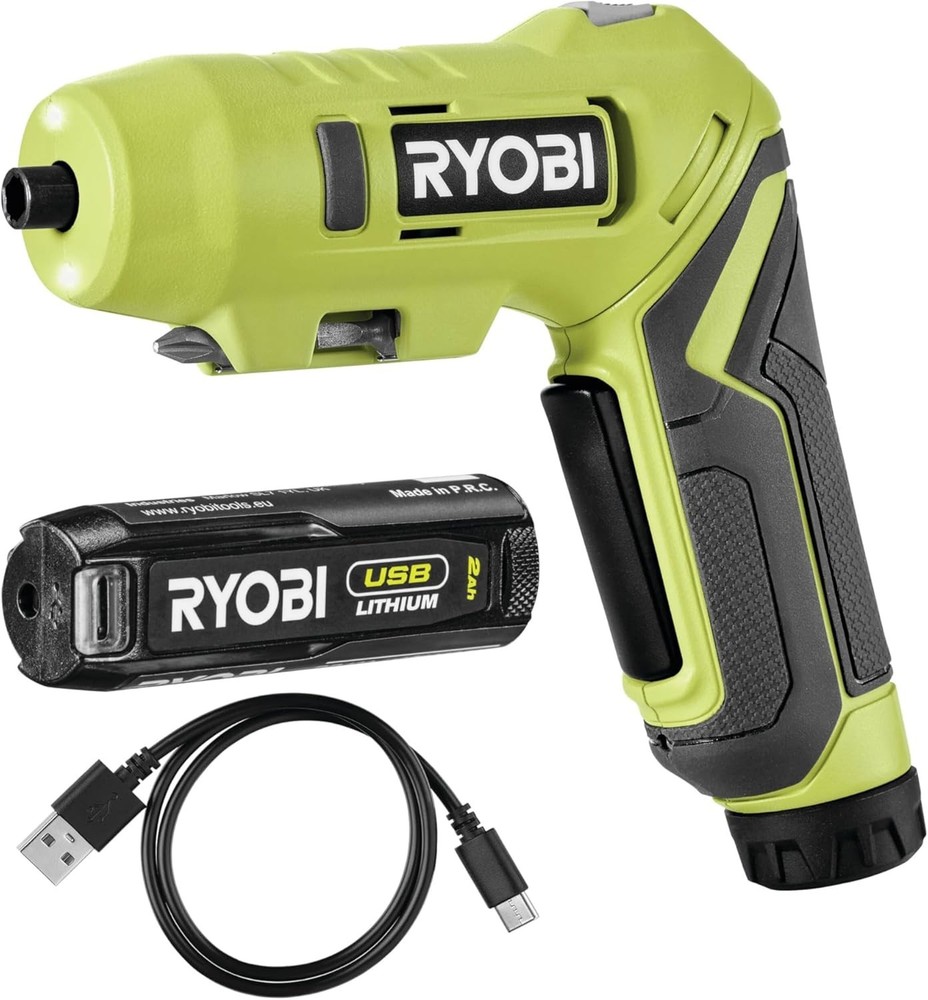 4V Cordless Screwdriver with USB-C Rechargeable Battery - Ideal for DIY Projects