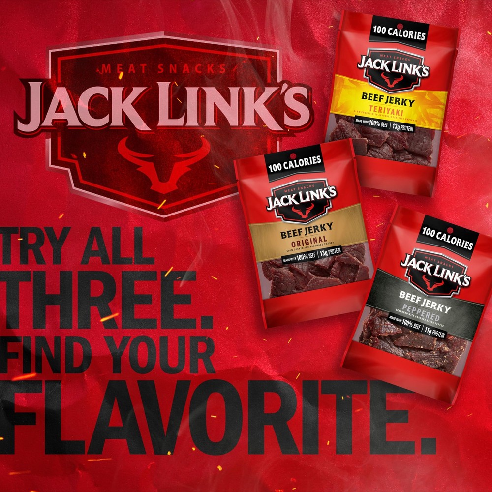 Beef Jerky Variety Pack – Includes Original, Teriyaki and Peppered Jerky, Bul...