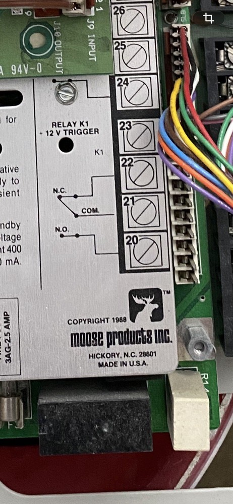 Moose Z1100e Alarm Panel With Control Board