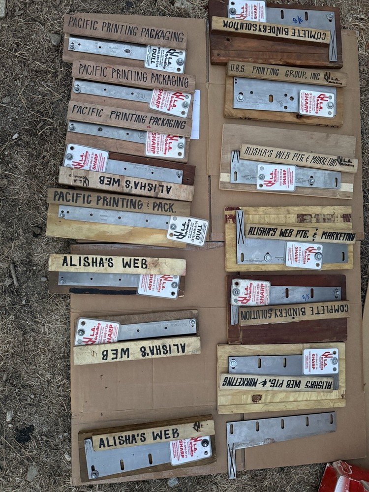 Muller Martini Stitcher Knifes
