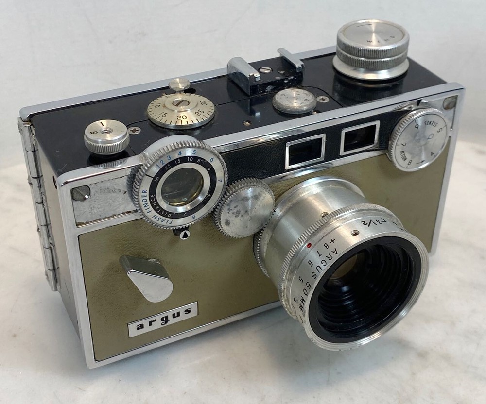 ARGUS C3 Camera + Leather Case. Matchmatic BRICK Harry Potter