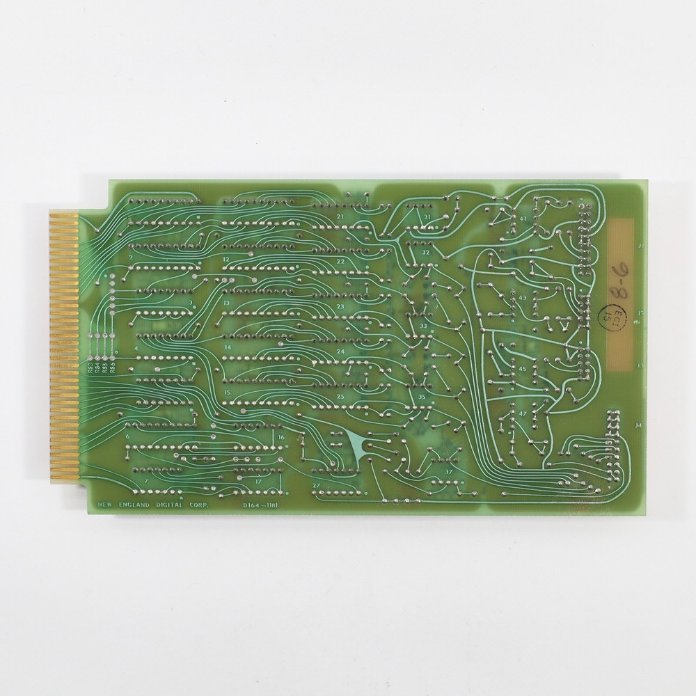 New England Digital Synclavier D164-1181 Computer Bin Card