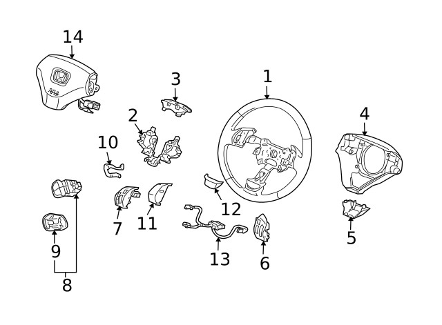 Genuine Honda Switch 35890-SDN-A11ZA