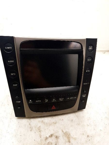 07 LEXUS GS450H INFO NAVIGATION DISPLAY SCREEN 2GRFSE 86111-30550