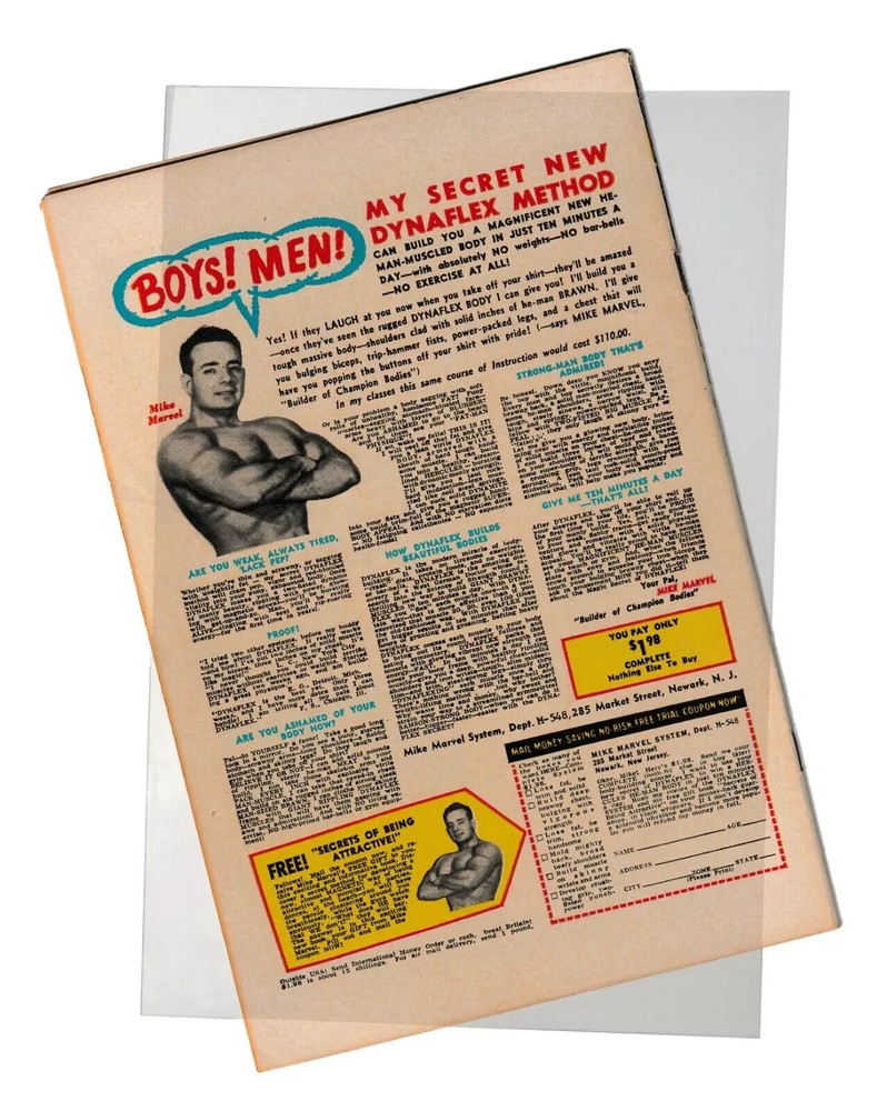 50 Clear Comic Book Backing Boards (Current) Archival Plastic Clear Comic Boards