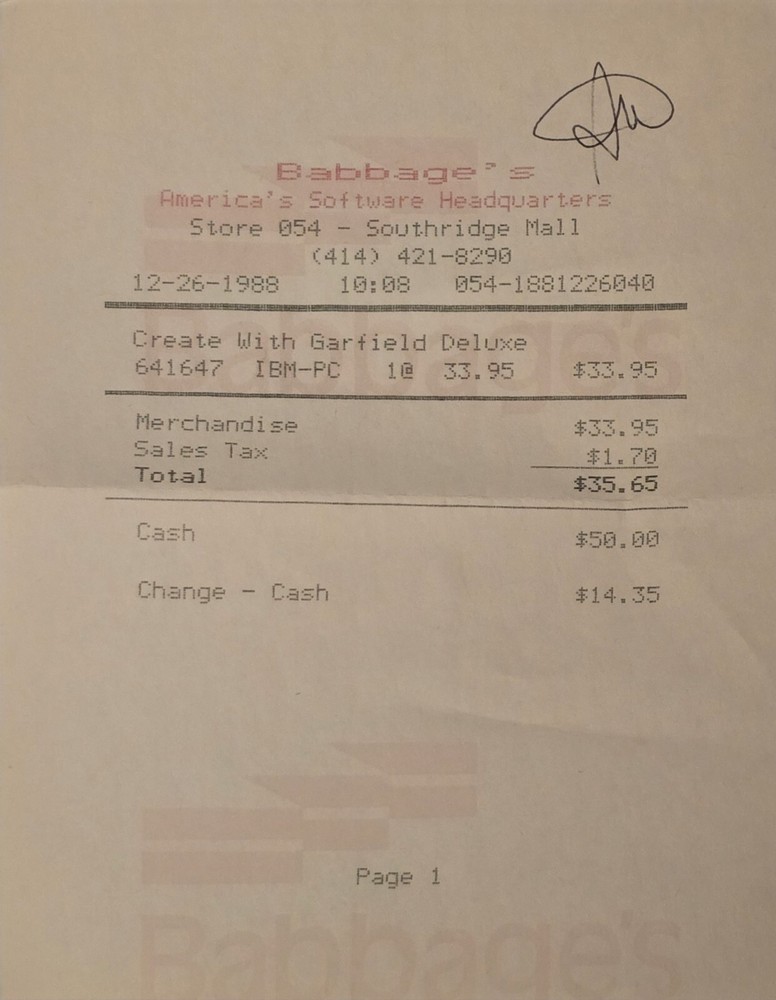 Create With Garfield Deluxe Edition