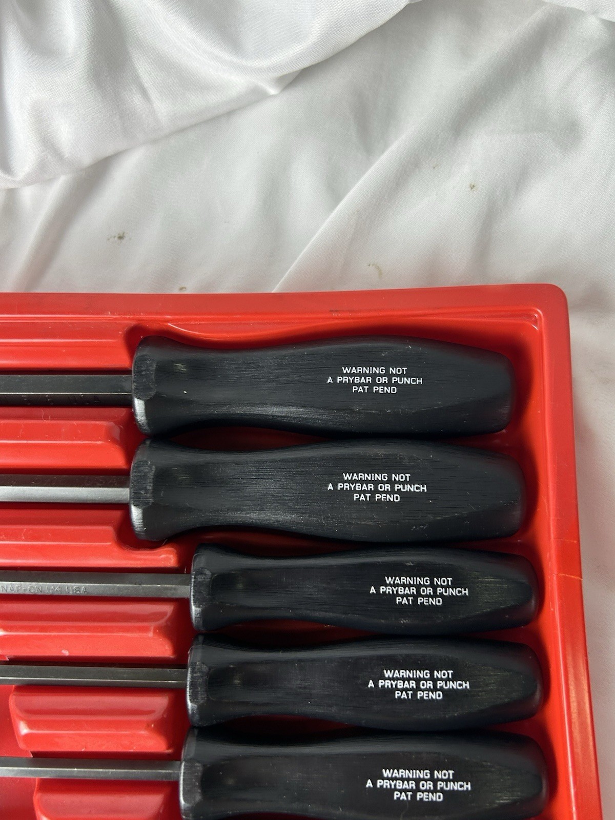 RARE Snap-On Hex Allen Wrench Set SDA5B-SDA24B Black Handles 13 Piece