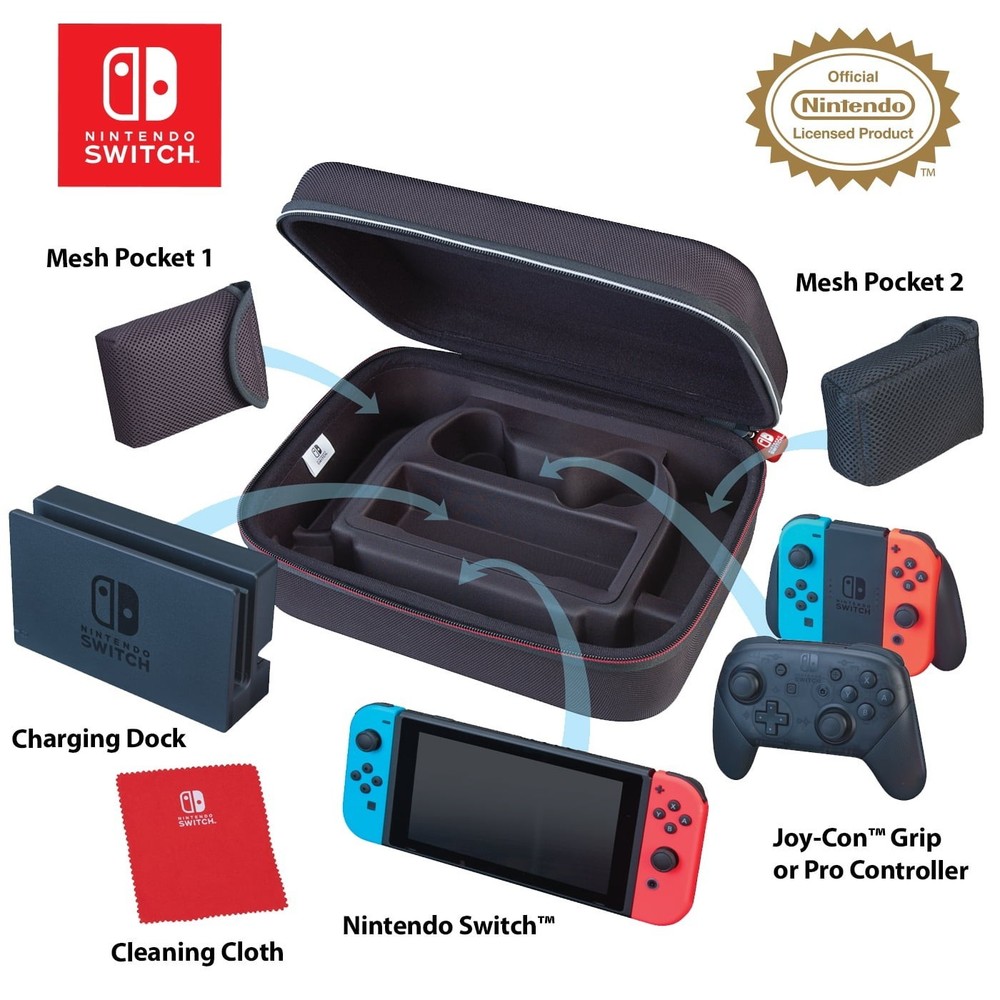 Nintendo Switch Game Traveler Deluxe System Case