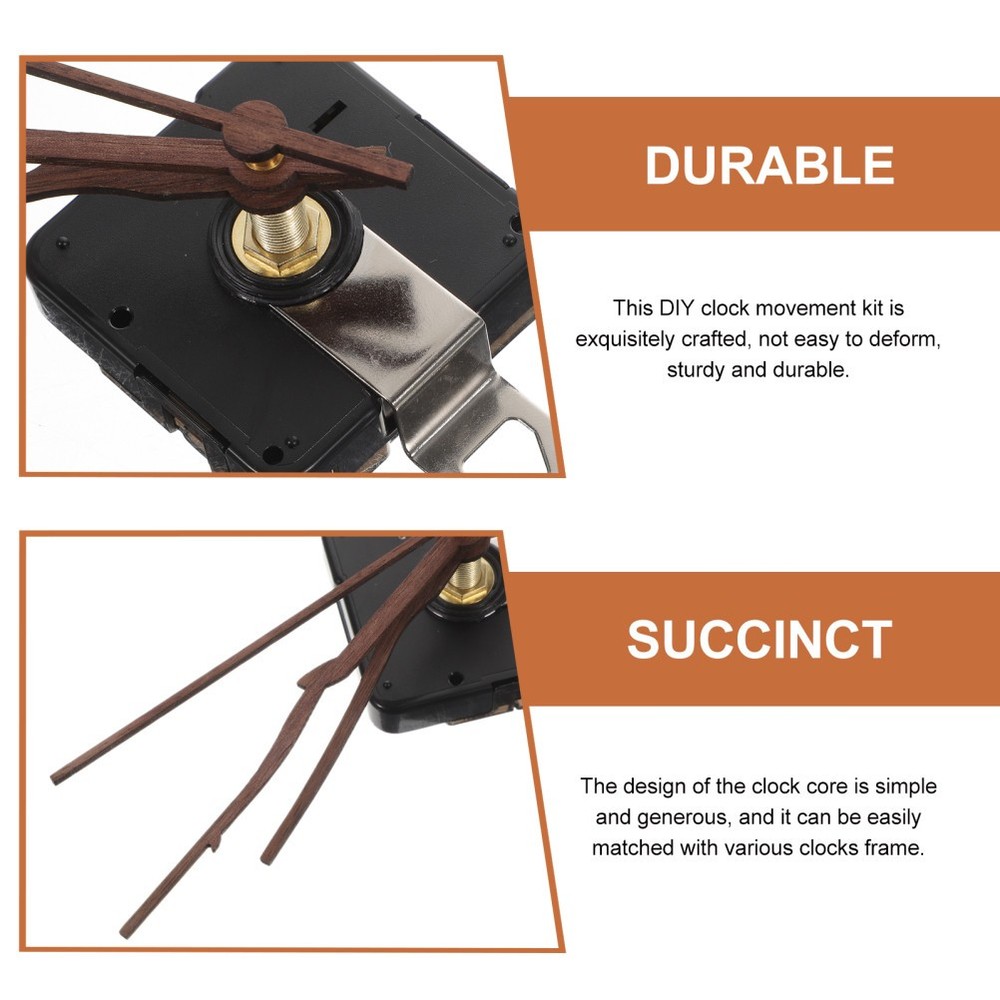 Wall Clock Movement Kit With Shaft Clock Mechanism Replacement And Hands