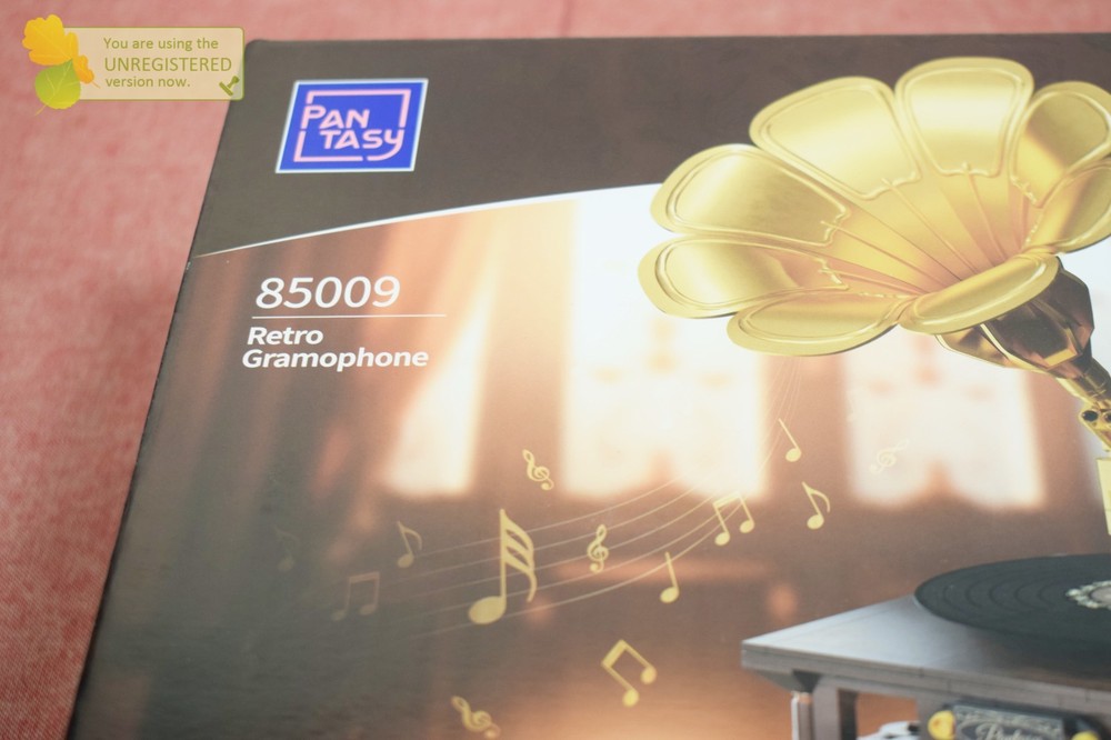 Pantasy Retro Collection Gramophone Buildable Brick Block Set 85009