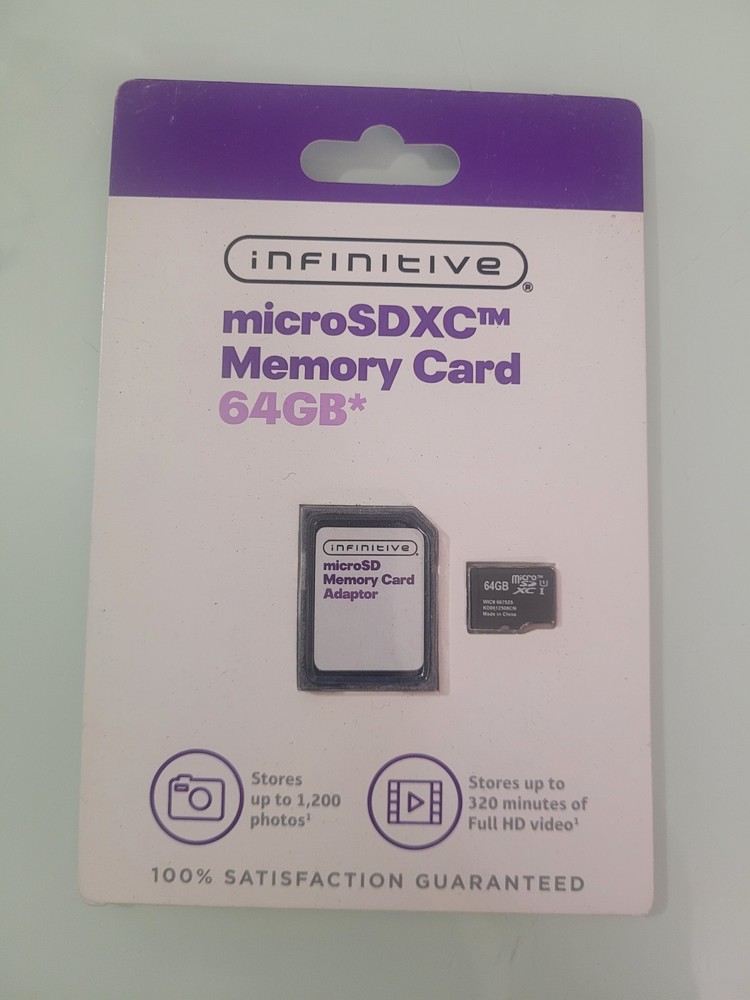 Infinitive MicroSDXC Memory Card 64GB