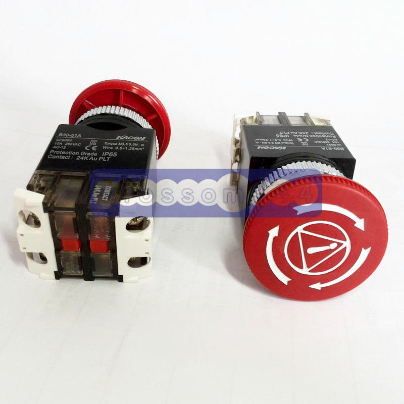 NEW ONE KACON B30-81A Emergency Stop Switch