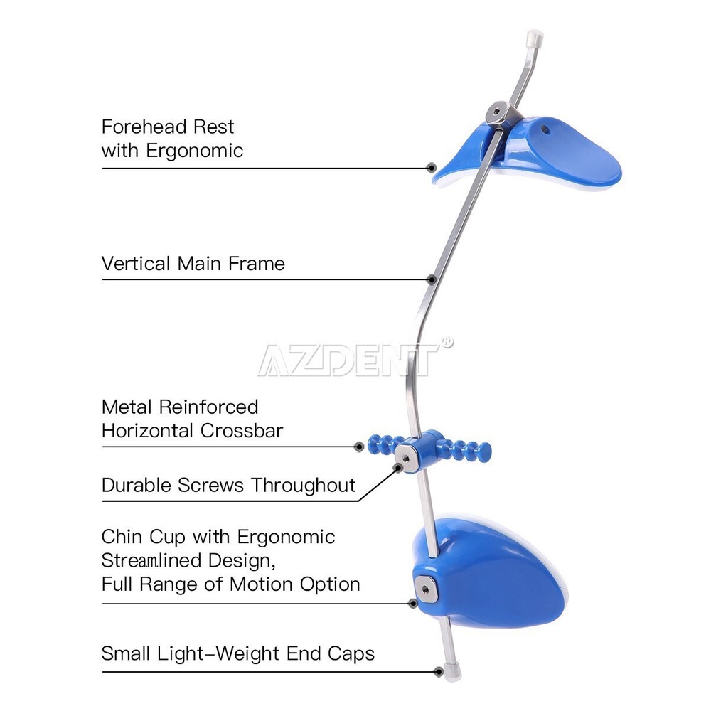 Dental Multi-Adjustable Orthodontic Reverse Pull Headgear Facial Mascara Blue