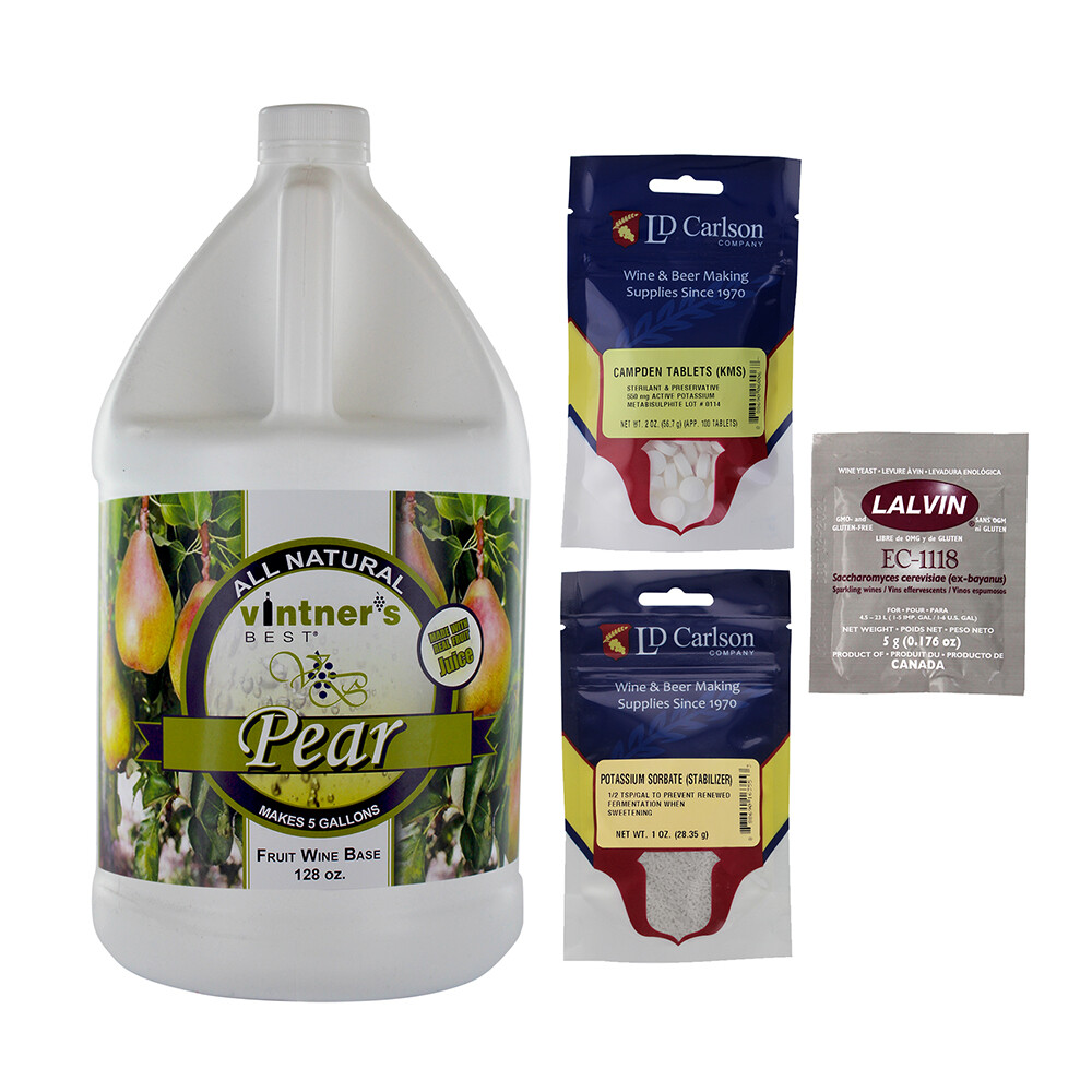 Pear Wine Base Complete Kit (Pear)