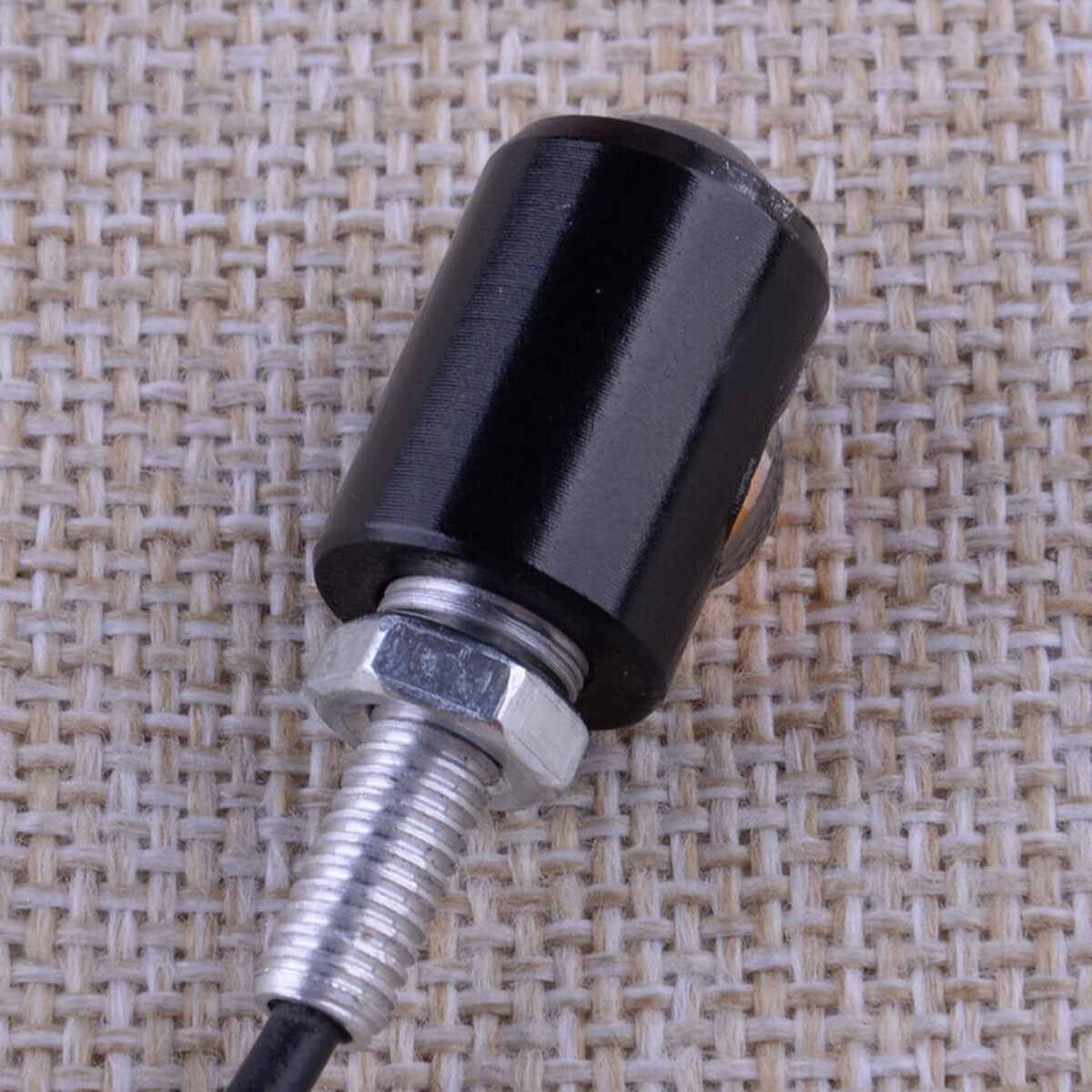 4X Universal Motorcycle Mini LED Turn Signals Indicator Amber Blinker Light Lamp