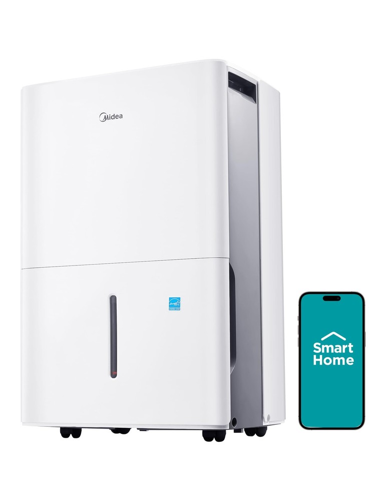 Midea 4,500 Sq. Ft.Dehumidifier (White)