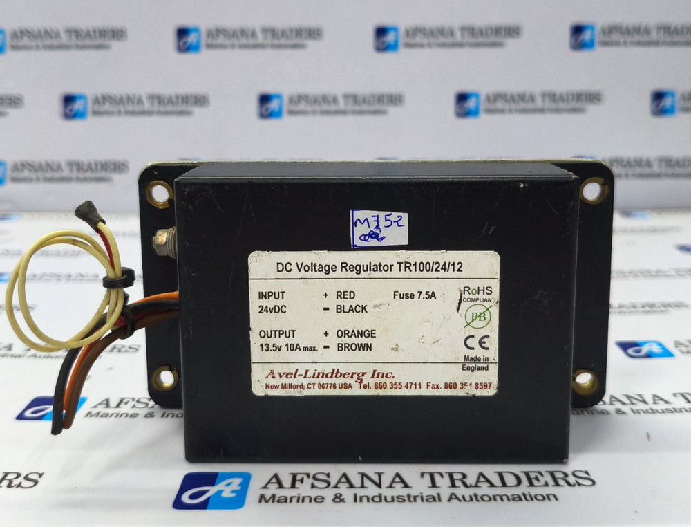 AVEL-LINDBERG TR100/24/12 DC VOLTAGE REGULATOR