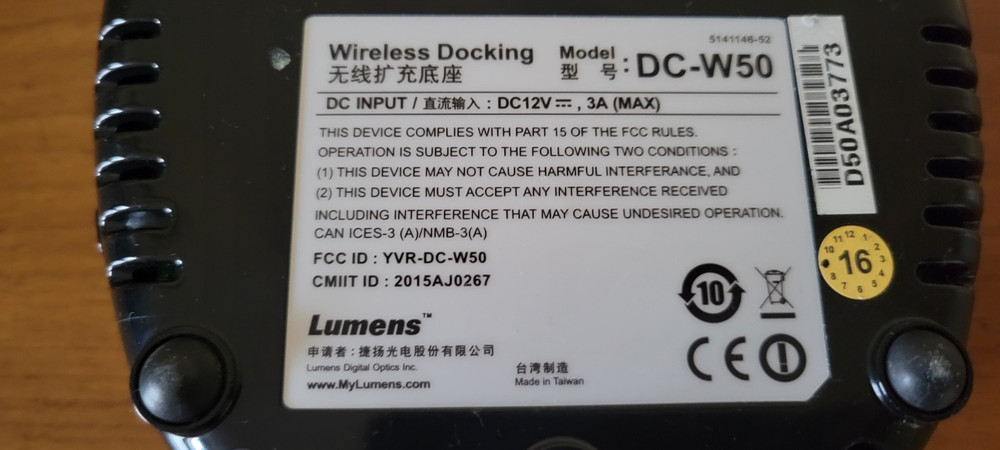 Lumens DC125 Ladibug High Definition Document Camera with Docking