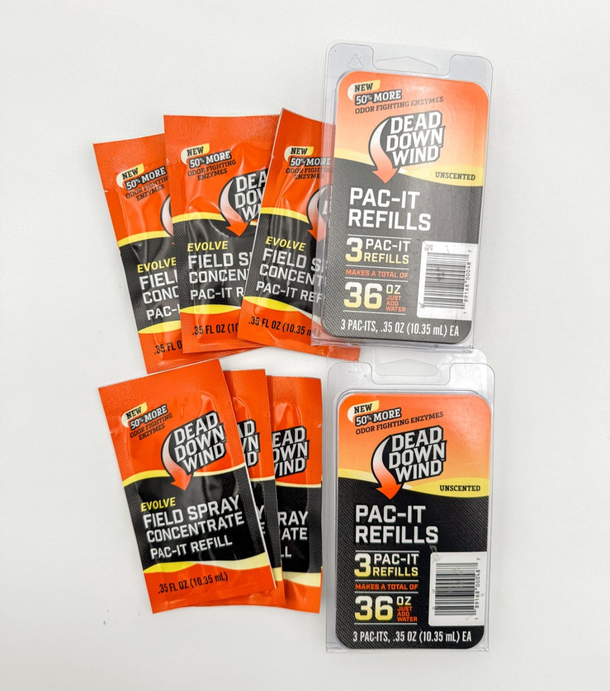 Dead Down Wind Evolve Field Spray Concentrate 6 Pac-It Refills, 0.35 oz Packets