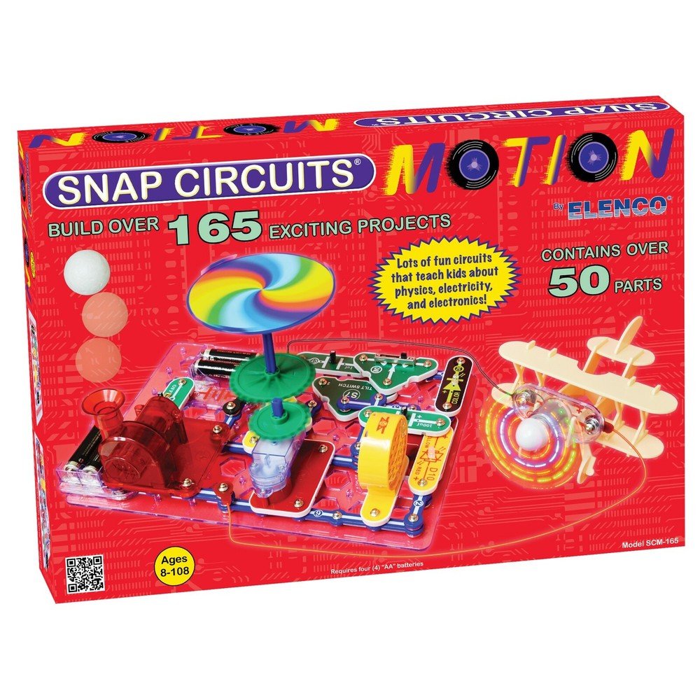 ELENCO SCM-165 SNAP CIRCUITS MOTION AGES 8+