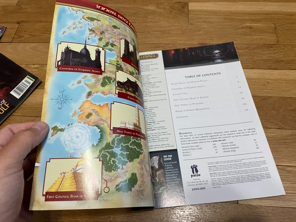 Pathfinder Campaign Setting: Inner Sea Temples RPG D20 D&D 3.5