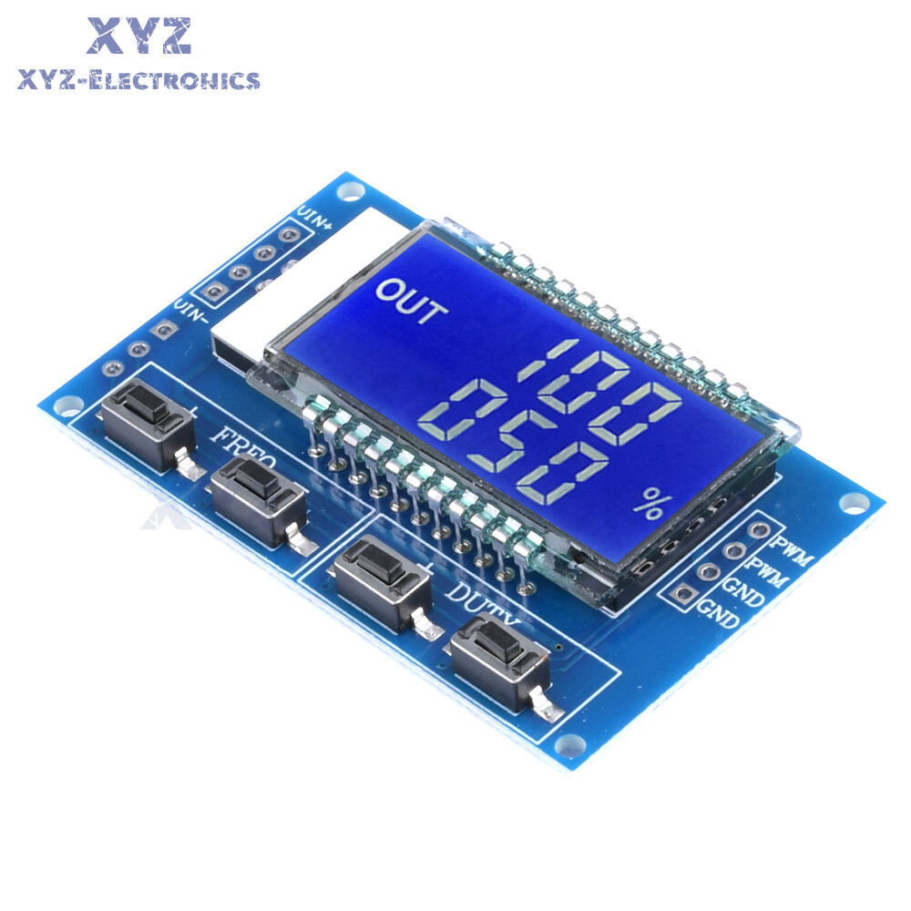 PWM Pulse Frequency Duty Cycle Square Wave Adjustable Module Signal Generator