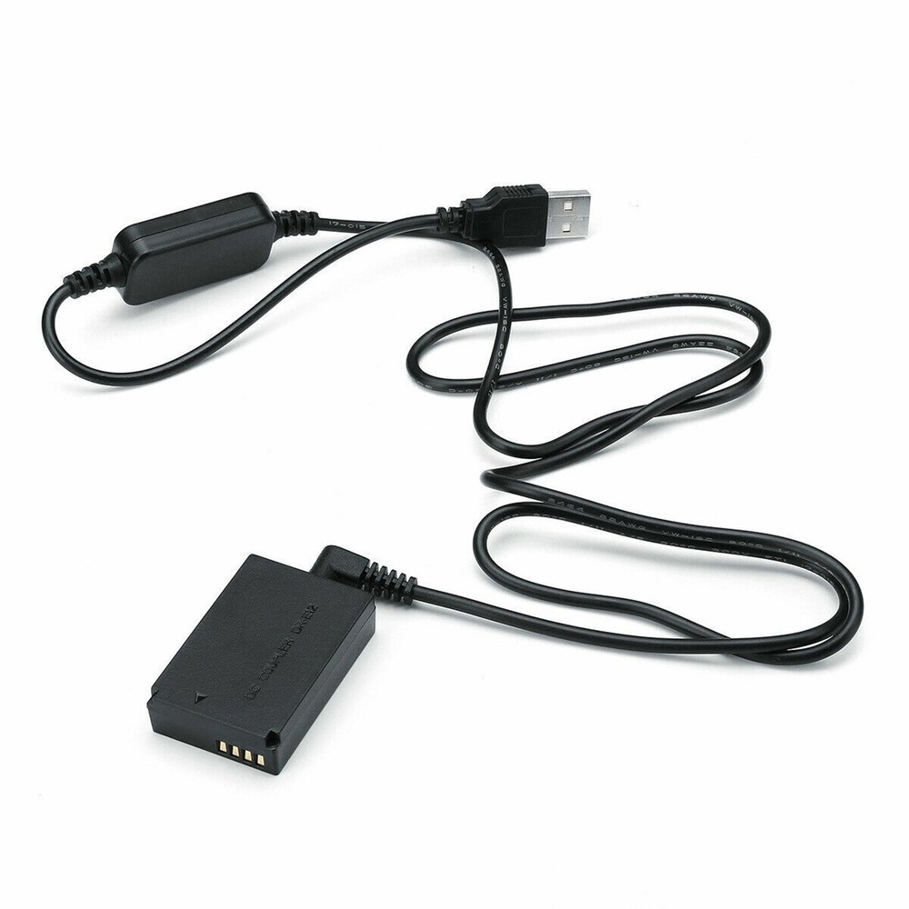 LP-E12 Power Charger Cable ACK-E12 Coupler DR-E12 For Canon EOS M2 M50