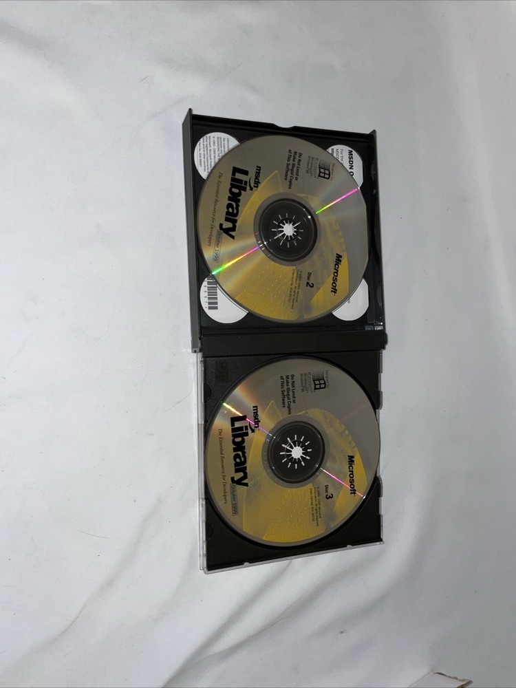 Microsoft msdn Library October 1999 ~ CD-ROM 3 Disc For Windows 98 NT