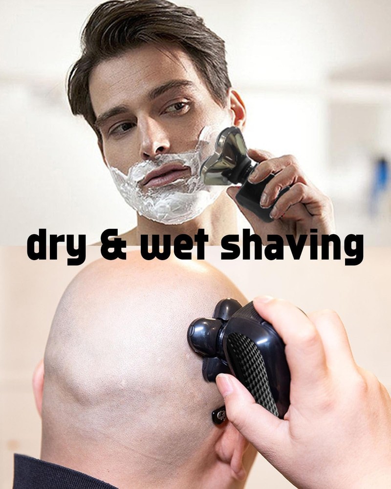 2PCS Head Shaver Replacement Heads for Microtouch Titanium 2 Pack, Silver