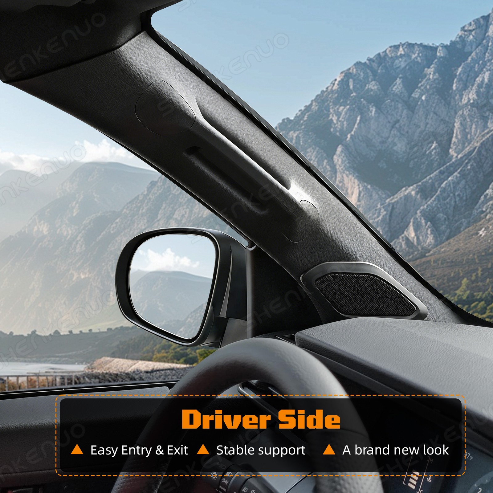 A-Pillar Grab Handle for Toyota Tacoma Gen 4th 2024-2025 2026 Driver Side