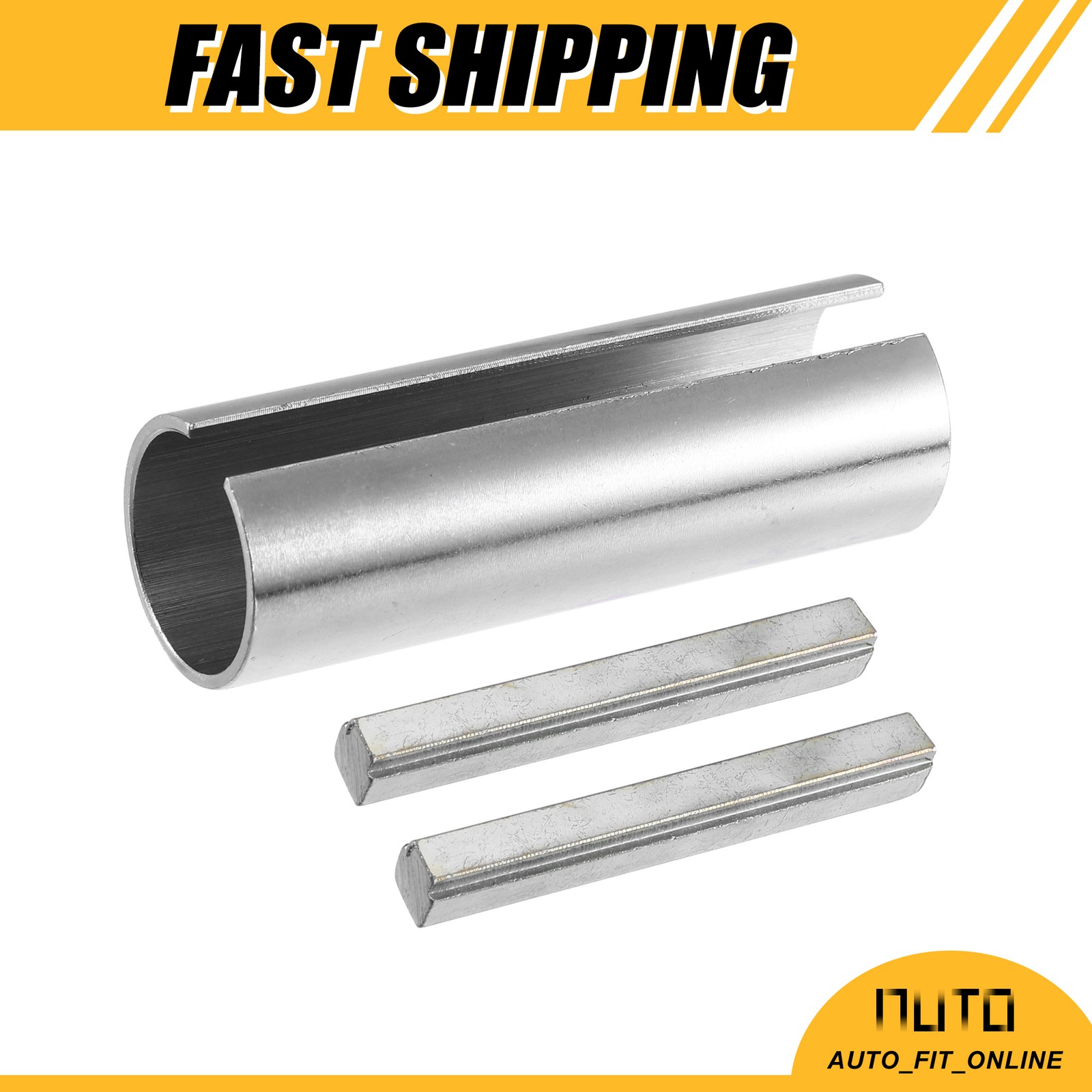 Single 7/8" to 1" Engine Pulley Crank Shaft Sleeve Adapter w/Step Key Universal