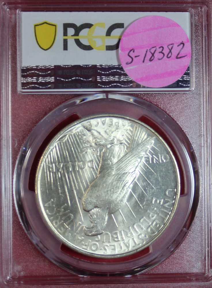 1926-D PEACE DOLLAR PCGS MS62