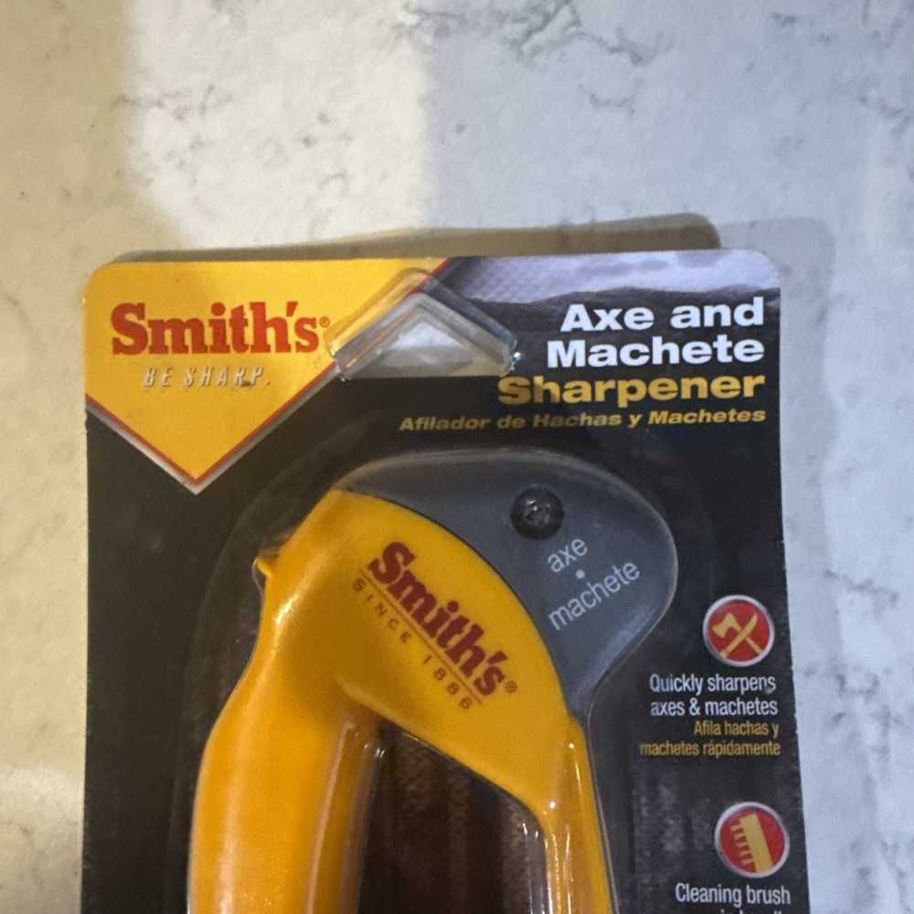 Smiths Axe and Machete Sharpener with Oversized handle Model# 50564 NEW