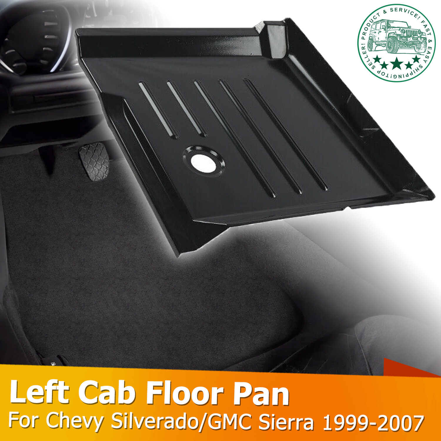 Left Cab Floor Pan For 1999-2007 Chevy Silverado GMC Sierra - Front Driver Side