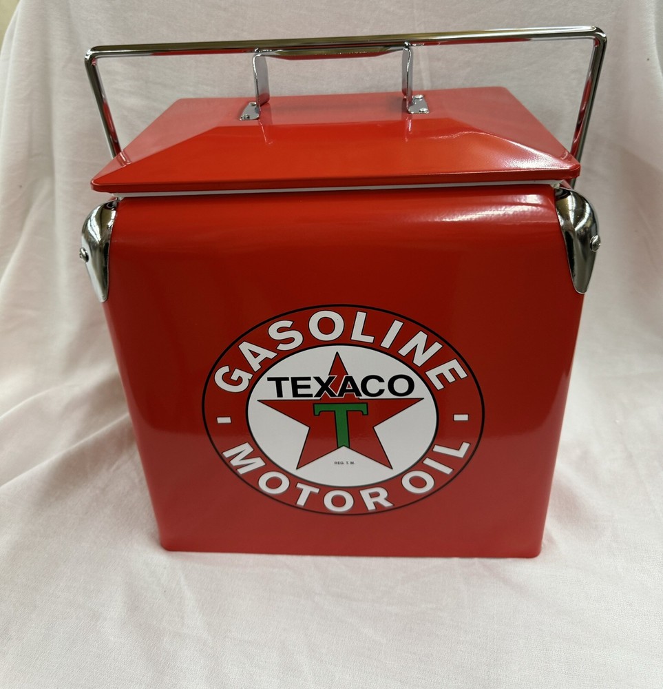 Texaco Cooler “Retro Design” Holds 12 Cans