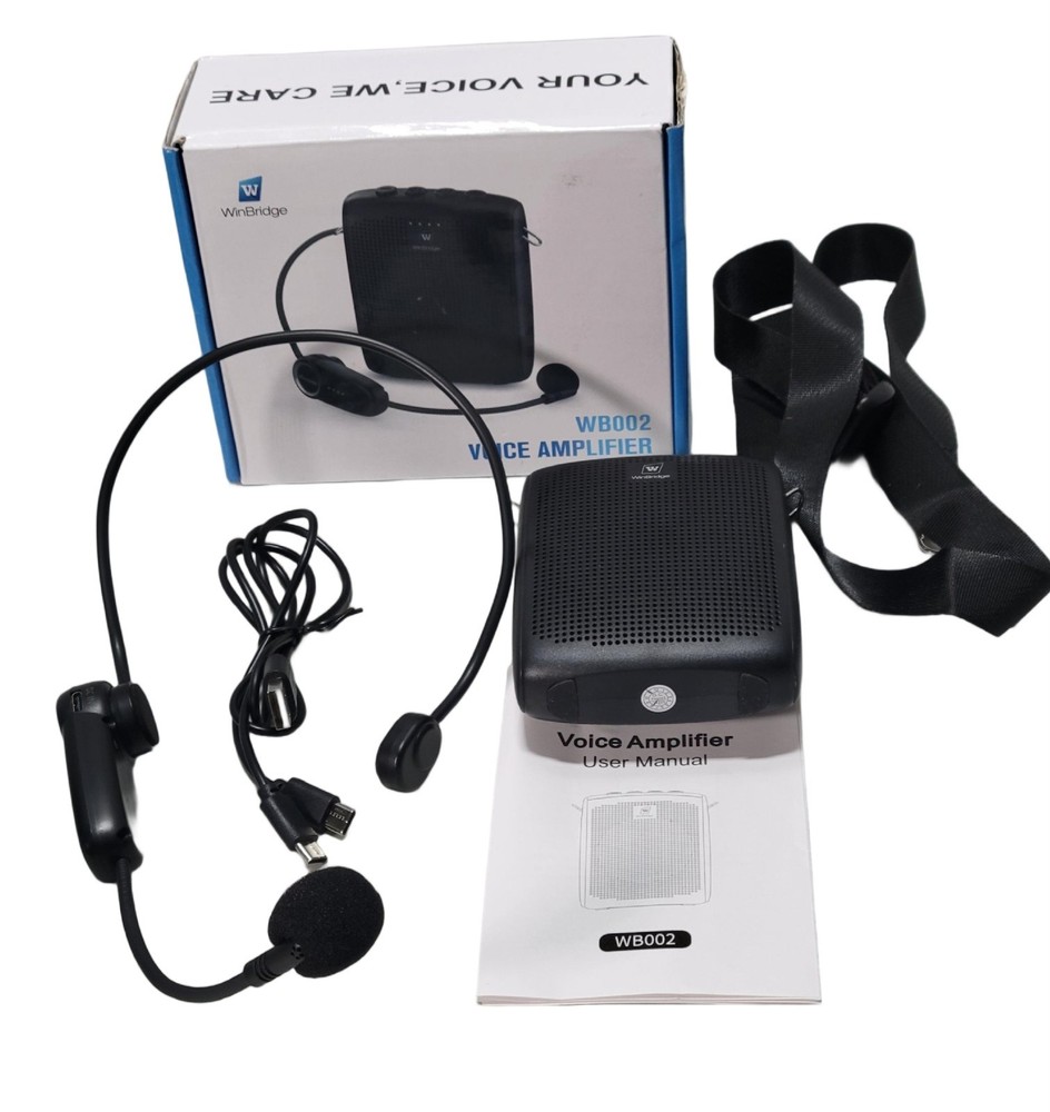 WinBridge Wireless Voice Amplifier with Bluetooth Headset Mic Tested