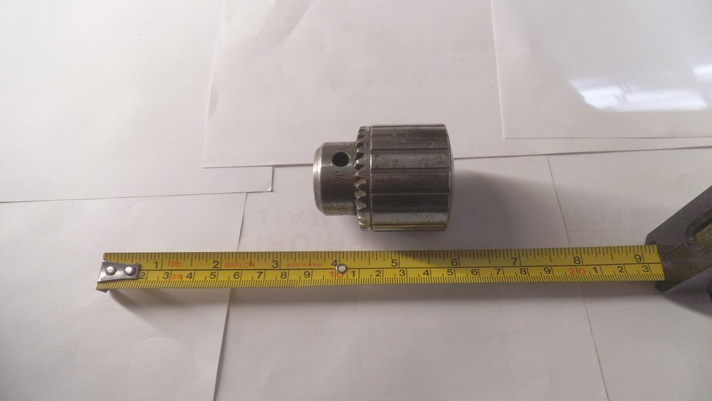 Jacobs chuck No.32, 0-3/8" capacity