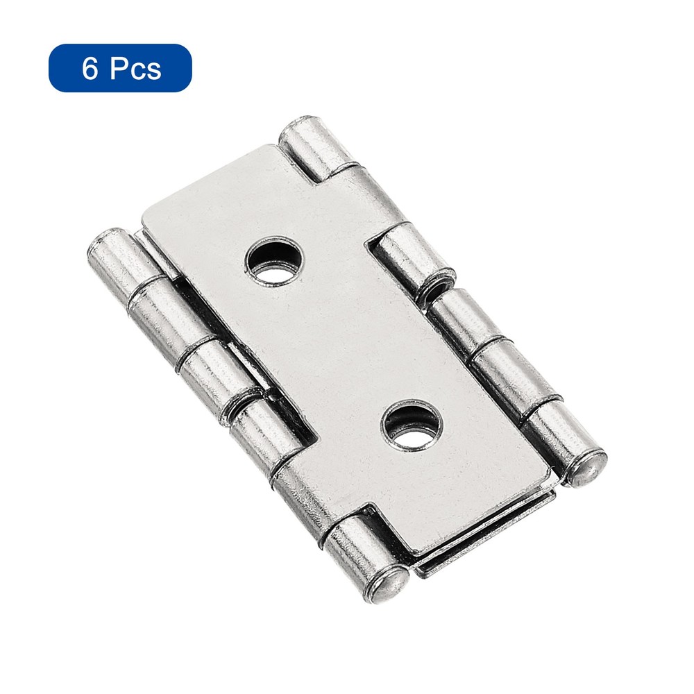 Double Acting Hinges Folding Screen, 6Pcs 1.85", Nickel silver