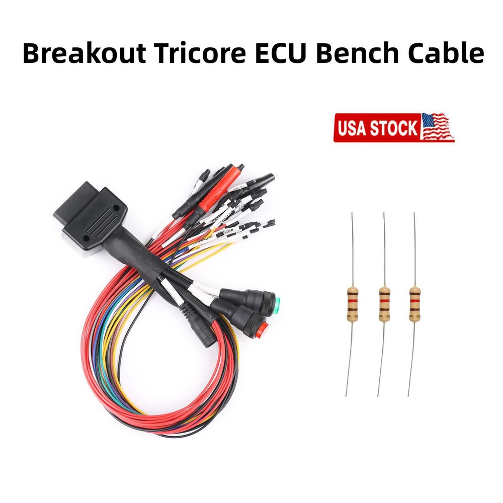 GODIAG Breakout Tricore Cable Full Protocol OBD2 Jumper Cable Pinout Cable