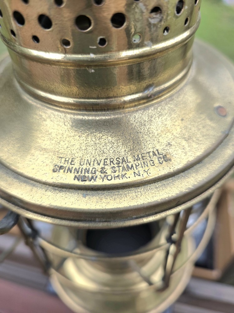 Universal Metal Brass Oil Ship's Deck Lantern