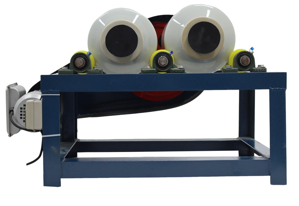 220V Horizontal Drum Double Cans Ceramic Ball Mill Grinding Machine Laboratory