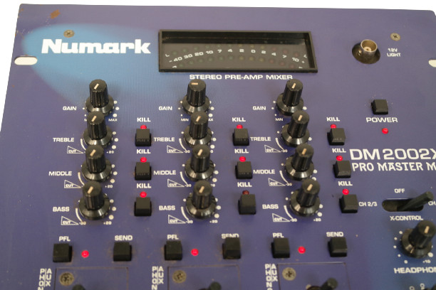 Numark DM2002X Dj Mixer Tested